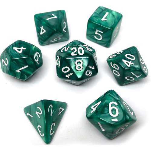 Набір гральних кубиків Pearl 7 Dice Set (Червоні)
